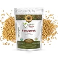 thumbnail image 1 of Organic Way Fenugreek / Methi Seeds Whole (Trigonella Foenum) - Kosher & USDA Certified | Vegan, Non-GMO & Gluten Free | Tested for Heavy Metal and Purity | 100% Raw from India (1/2LBS / 8Oz), 1 of 8