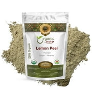 Organic Way Lemon Peel Powder Citrus Limon - European Wild-Harvest | Organic & Kosher Certified | Raw, Vegan, Non GMO & Gluten Free | USDA Certified | Origin - Albania 1/4 lbs / 4 oz
