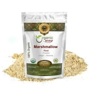 Organic Way Marshmallow Root Powder (Althaea Officinalis) - Herbal Tea | European Wild-Harvest | Kosher & USDA Certified | Vegan, Non-GMO & Gluten Free | 100% Raw from Albania (1LBS / 16Oz.)
