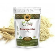 Organic Way Premium Ashwagandha Root Powder Withania somnifera - Organic & Kosher Certified | Vegan | Non GMO & Gluten Free | USDA Certified | Origin - India 1 LBS / 16 Oz