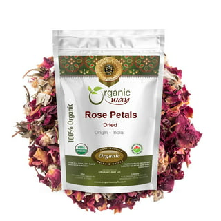 Organic Rose Petals Tea edible flowers caffeine free herbal tea 4 OZ 4KG  8.8 LB