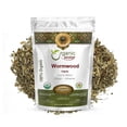 thumbnail image 1 of Organic Way Wormwood Herb Cut & Sifted (Artemisia Absinthium) - Herbal Tea - European Wild-Harvest - USDA Certified | Non-GMO & Gluten Free | 100% Raw from Albania (4 Ounce), 1 of 5