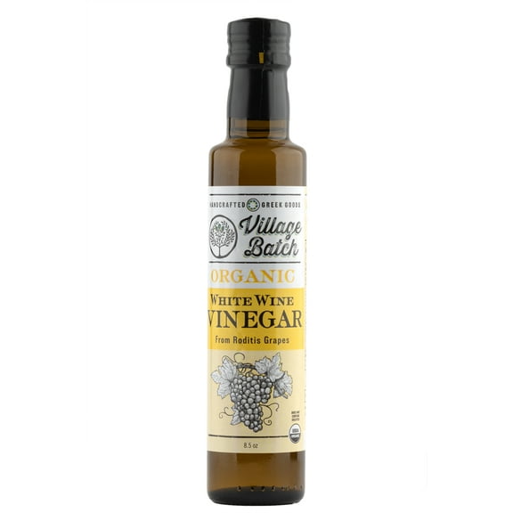 Organic White Wine Vinegar, Single Origin, No Sulfites; 8.5oz