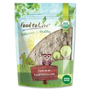 Organic Whole Grain Buckwheat Flour, 0.5 Pounds — Non-GMO, Kosher, Raw, Vegan — by Food to Live