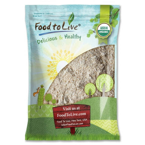 Organic Whole Grain Buckwheat Flour, 8 Pounds Non-GMO, Kosher, Raw, Vegan by Food to Live