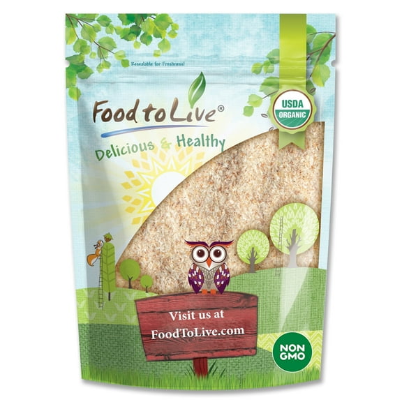 Organic Whole Psyllium Husks, 0.25 Pounds -Non-GMO, Kosher, Raw, Vegan - by Food to Live