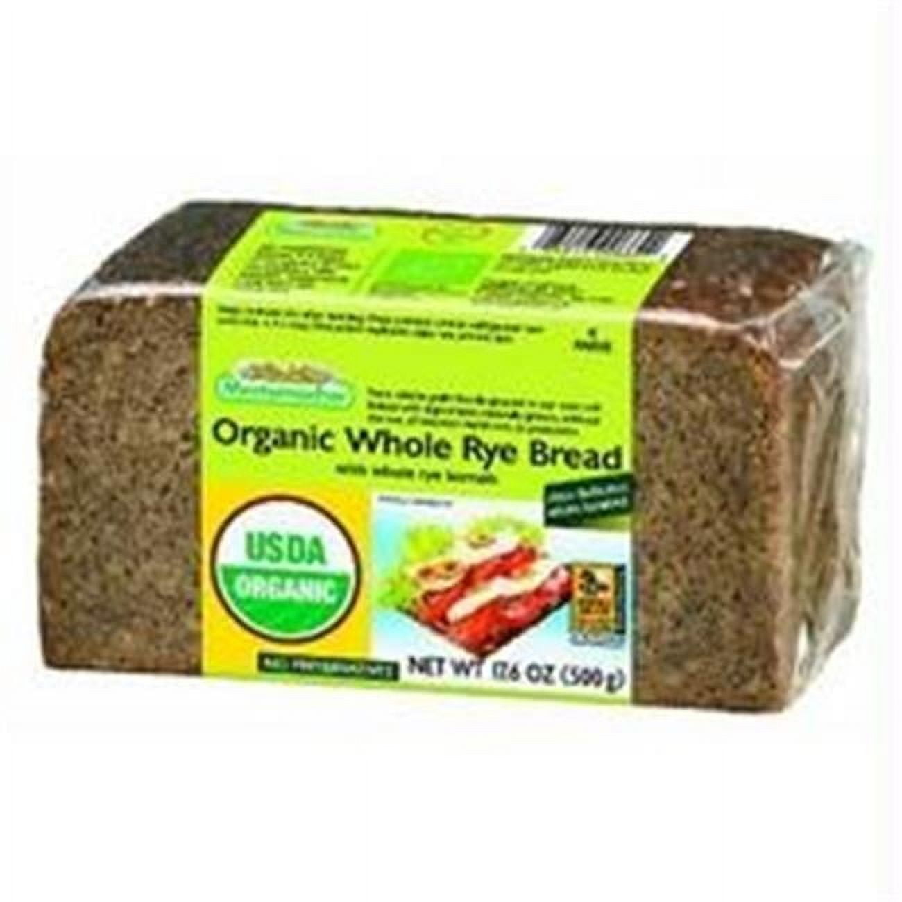 Organic Whole Rye Bread -12x17.6oz - Walmart.com