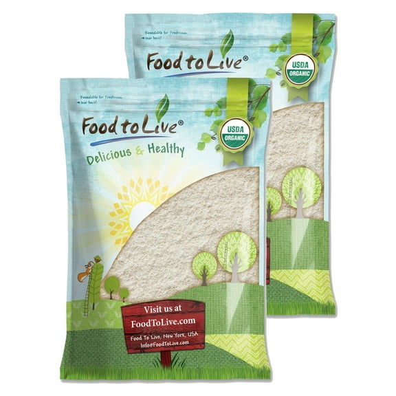 Organic Whole Wheat Pastry Flour, 16 Pounds — Non-GMO, Kosher, Raw, Vegan — by Food to Live