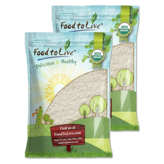 Organic Whole Wheat Pastry Flour, 25 Pounds — Non-GMO, Kosher, Raw, Vegan — by Food to Live