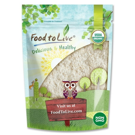 Organic Whole Wheat Pastry Flour, 4 Pounds — Non-GMO, Kosher, Raw, Vegan — by Food to Live