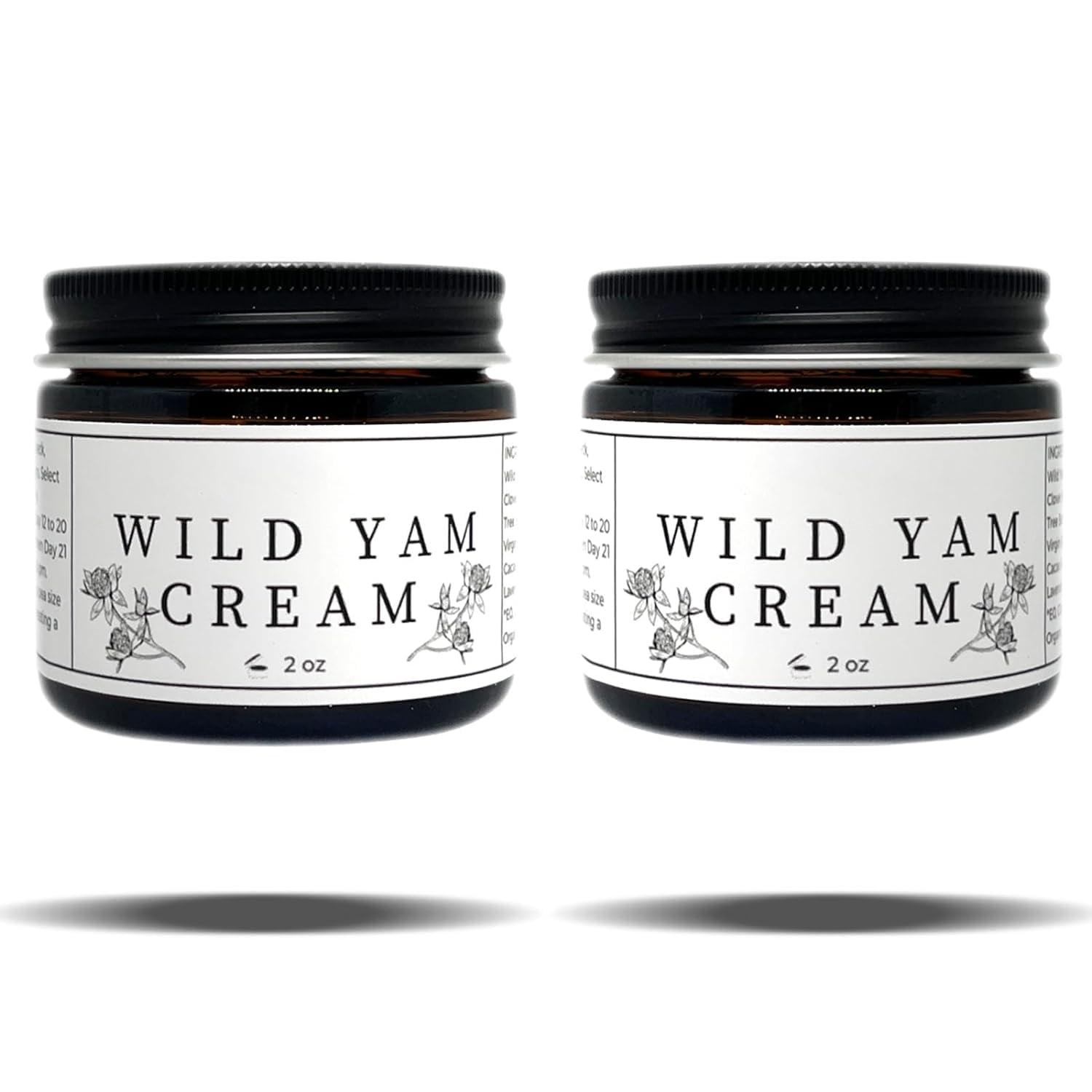 Organic Wild Yam Cream,Natural Hormonal Balance & Skin Moisturizer with