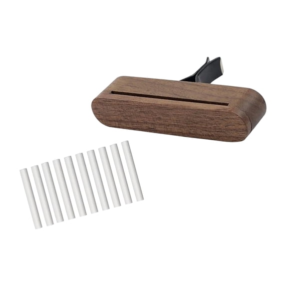 Organic Wooden Vehicle Air Purifier Natural Scent Diffuser Emission Safe For Car Interiors Driver Volatile Safe Mounting
