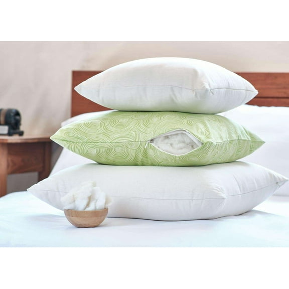 Organic Wool Decorative 18x24 Pillow w/zip