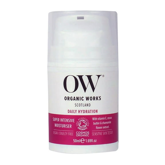 Organic Works Daily Hydration Super Intensive Face Moisturizer, 1.69 oz