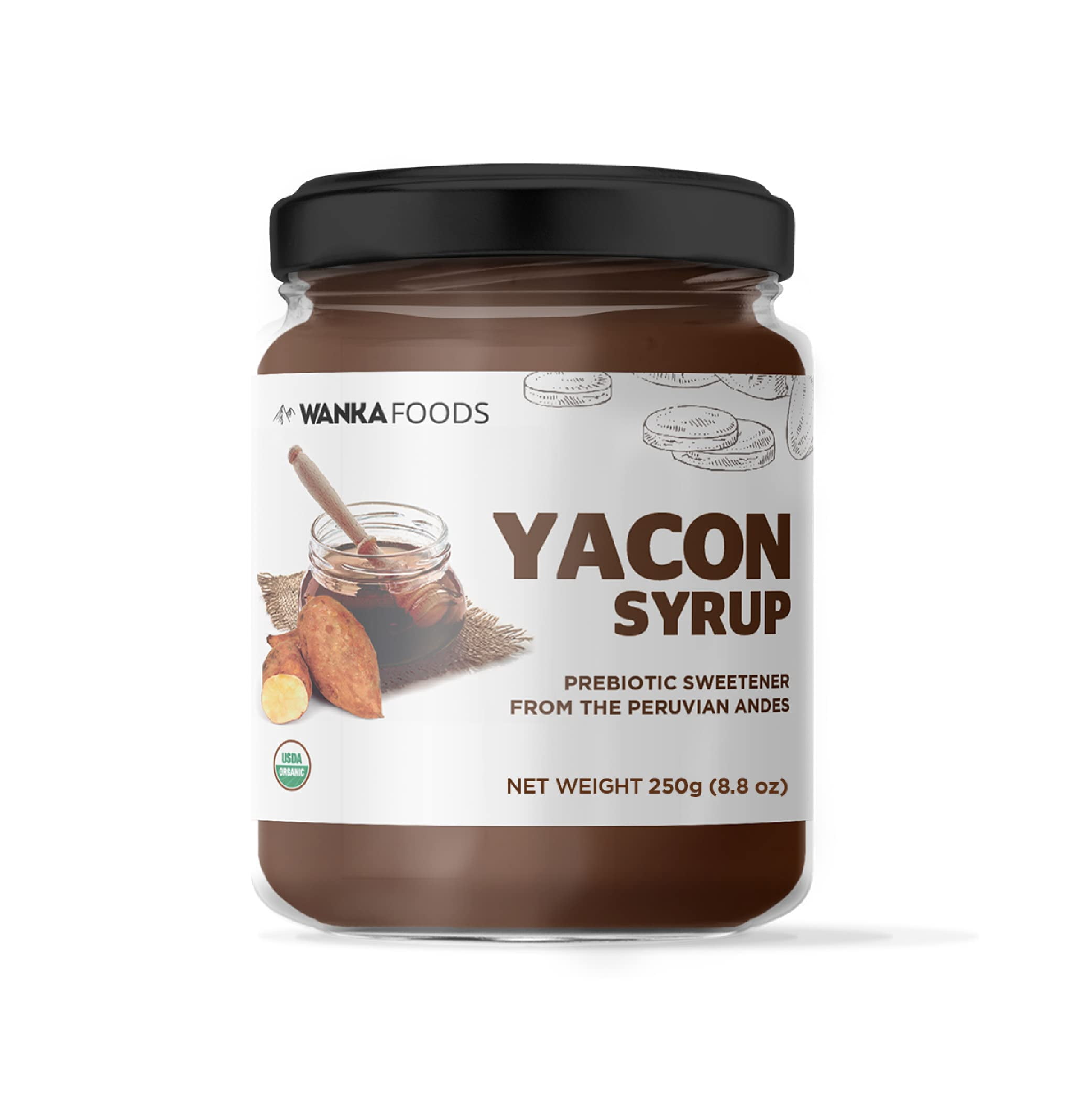 Gallery Detail: Organic Yacon Syrup 8 8Oz 250G Bsl1 Natural Sweetener Rich