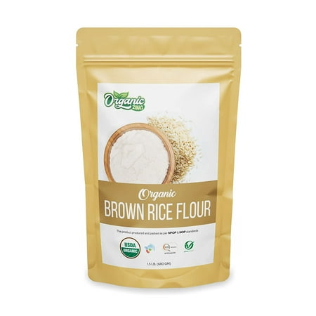 Organic Zing Brown Rice Flour | For Baking | High in Protein - USDA Organic Certified - 680g