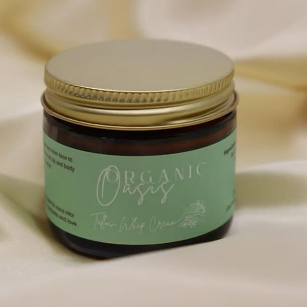 Organic beef tallow, Organic Grassfed Beef Tallow with Frankincense Oil & Castor Oil, Santa