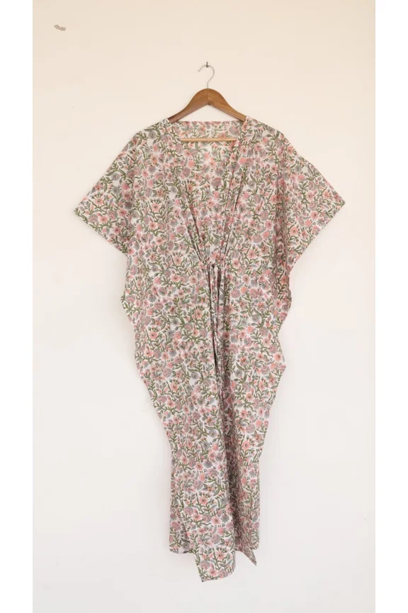Organic cotton kaftan,organic Cotton kaftan,caftan,cotton dress,boho dress,gifts for her,boho dress,a line kaftan,resort wear,lounge wear,