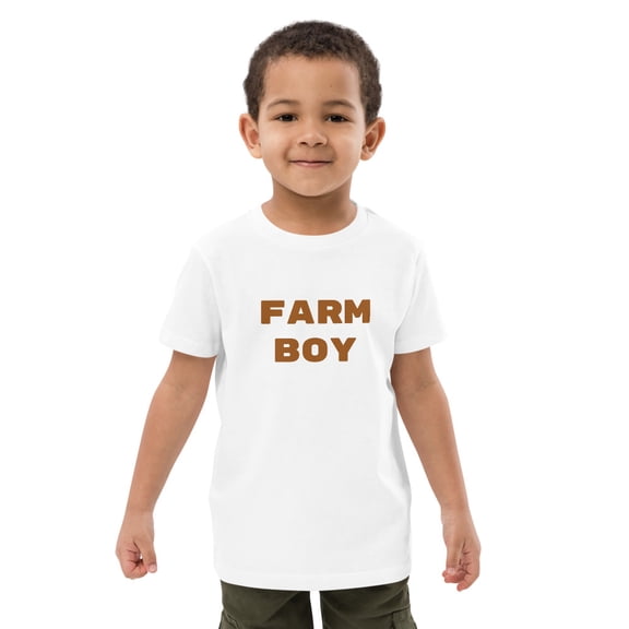 Organic cotton kids t-shirt (White, 5-6)