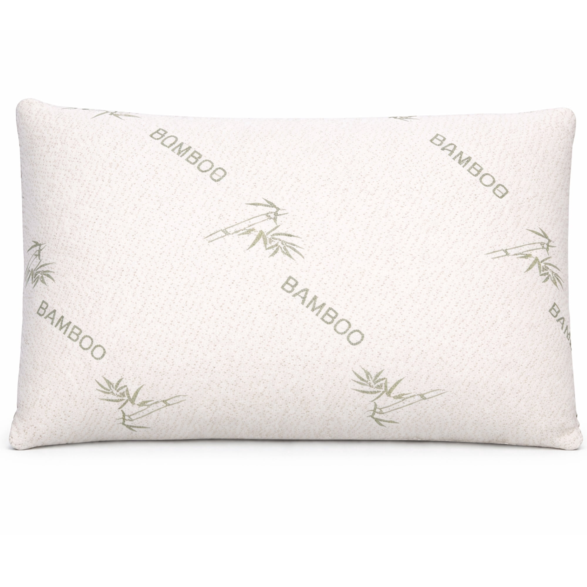 ORGANIC TEXTILES Organic Shredded Latex Bed Pillow with Bamboo Cover - For Sleeping, Head Support, Side Back Stomach Sleeper, Soft and Breathable - (King Size)
