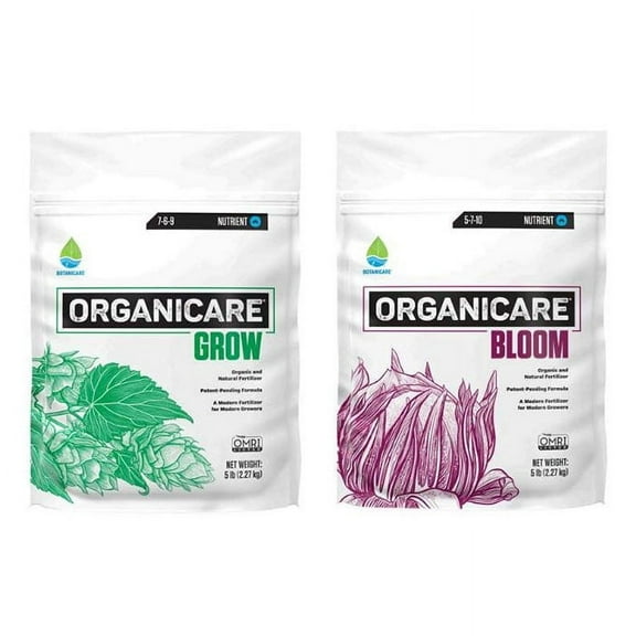 Organicare Grow 7-6-9 , Bloom 5-7-10 5lb Set Organic and Natural Fertilizer
