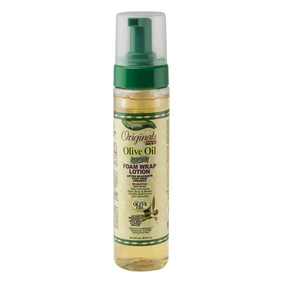 Organics Africa's Best - OLIVE OIL Foam Wrap Lotion 8.5 Oz. * BEAUTY TALK LA *