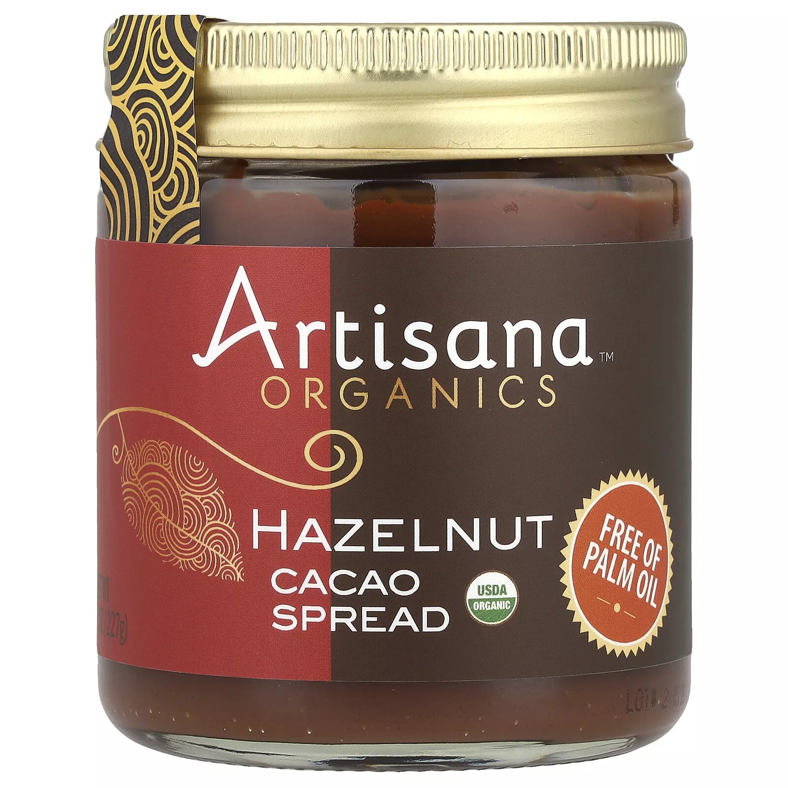 Organics Hazelnut Cacao Spread, 8 oz (227g)  Gluten-Free, Kosher, Creamy & Delicious Chocolate Hazelnut Spread