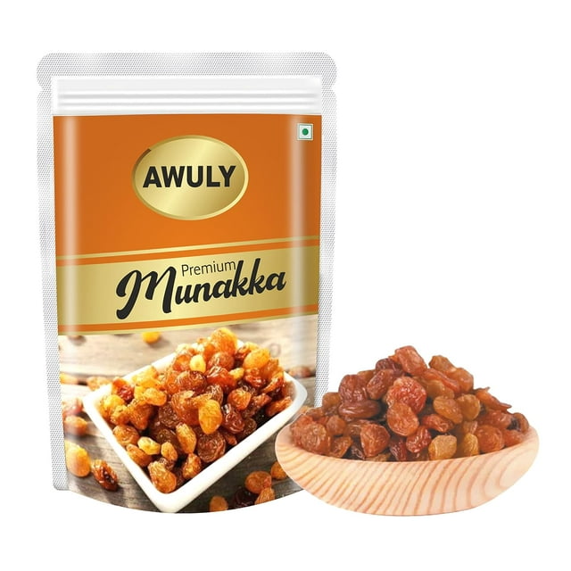 Organics Munakka Raisins By Awuly 100gm, Nutritious Rich In Iron