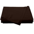 thumbnail image 1 of Organictune 1800 Count Luxury Microfiber Flat Sheet, Extra Soft and Cozy, Wrinkle, Fade, Stain Resistant Bed Top Sheet, Chocolate, Full, 81"x96", 6 Pack, 1 of 5