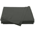 thumbnail image 1 of Organictune 1800 Count Luxury Microfiber Flat Sheet, Extra Soft and Cozy, Wrinkle, Fade, Stain Resistant Bed Top Sheet, Dark Gray, Twin Extra Long, 66"x102", 1 of 5