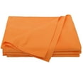thumbnail image 1 of Organictune 1800 Count Luxury Microfiber Flat Sheet, Extra Soft and Cozy, Wrinkle, Fade, Stain Resistant Bed Top Sheet, Orange, Twin Extra Long, 66"x102", 6 Pack, 1 of 5