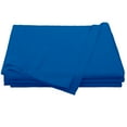 thumbnail image 1 of Organictune 1800 Count Luxury Microfiber Flat Sheet, Extra Soft and Cozy, Wrinkle, Fade, Stain Resistant Bed Top Sheet, Royal Blue, California King, 108"x102", 6 Pack, 1 of 5