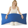 thumbnail image 1 of Ultra Soft Body Pillowcase, Royal Blue, 20x54 Inch, Brushed Microfiber with Envelope Closure, 1 Pack, 1 of 7