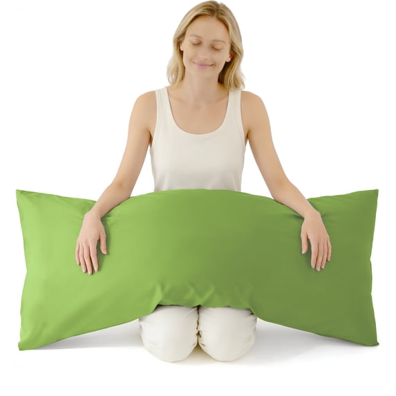 Ultra Soft Body Pillowcase, Sage Green, 20x54 Inch, Brushed Microfiber with Envelope Closure, 1 Pack