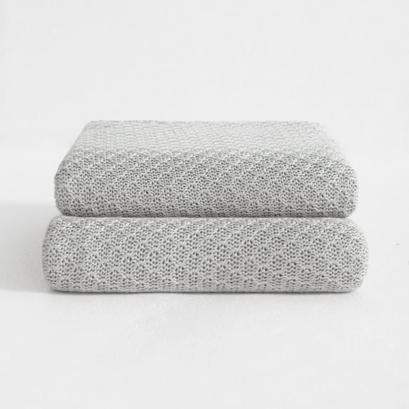 Organictune Bamboo Fiber Cooling Blanket for Hot Sleepers, Breathable and LightWeight Throw for Bed, 60" x 80", Silver Gray