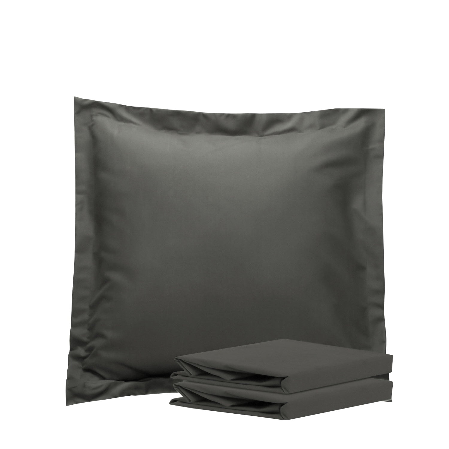 Dark gray pillow shams hotsell