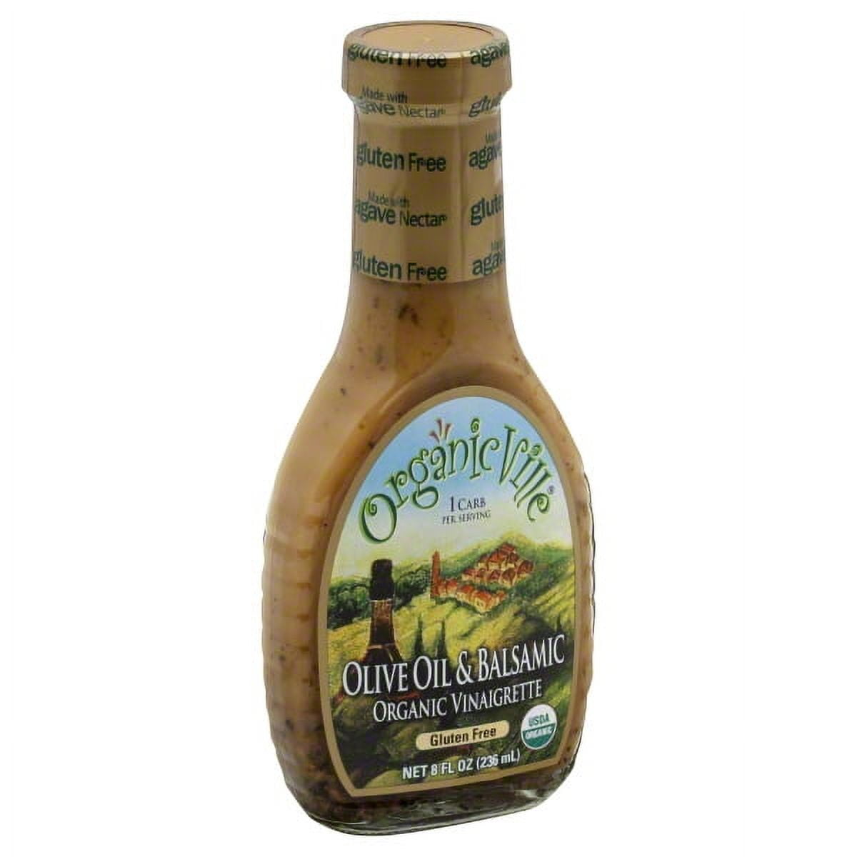 Organicville Dressing Vinaigrette Olive Oil Balsamic Organic, 8 Oz