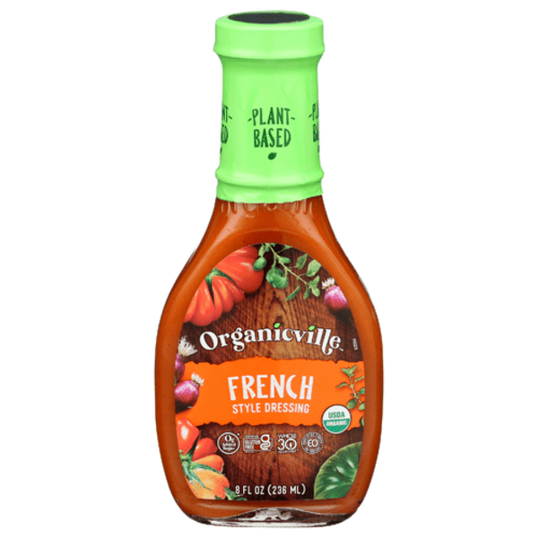 Organicville Organic French Salad Dressing 8 fl oz - Pack of 3