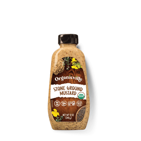 product image of Organicville Organic Stone Ground Mustard -- 12 oz Pack of 4
