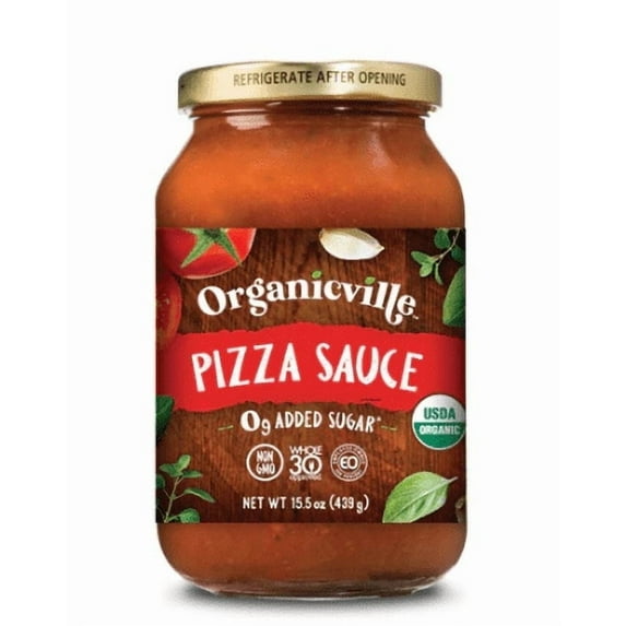 Organicville Pizza Sauce -- 15.5 oz Pack of 2