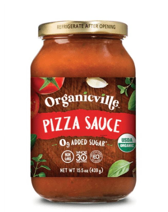 10 Organic Fully Prepared Pizza Sauce with Organic EVOO & Spices