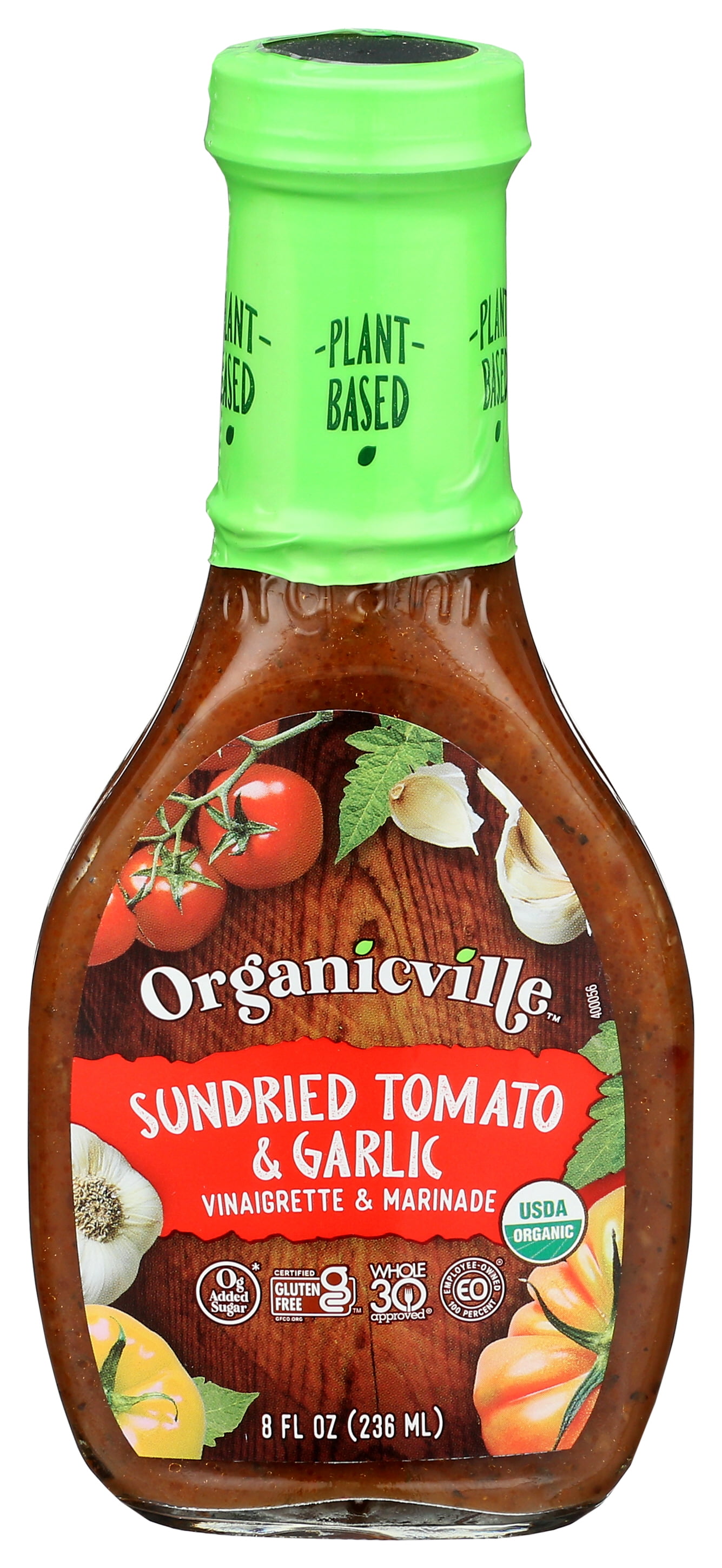 Organicville Sundried Tomato and Garlic Vinaigrette & Marinade, 8 fl