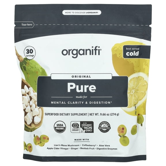 Organifi Pure Enhance Cognitive Function, Focus & Clarity