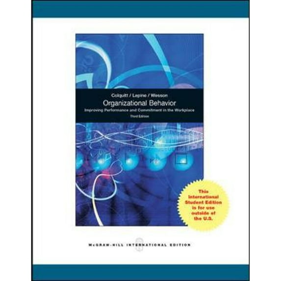Organisational Behaviour (Paperback) by Jason Colquitt, Jeffery Lepine, Michael Wesson