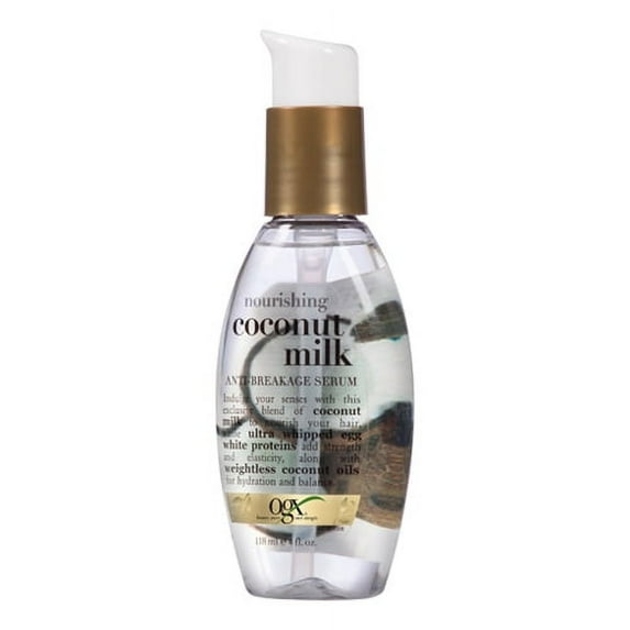 Organix Coconut Milk Anti-Breakage Hair Serum - 4 Oz