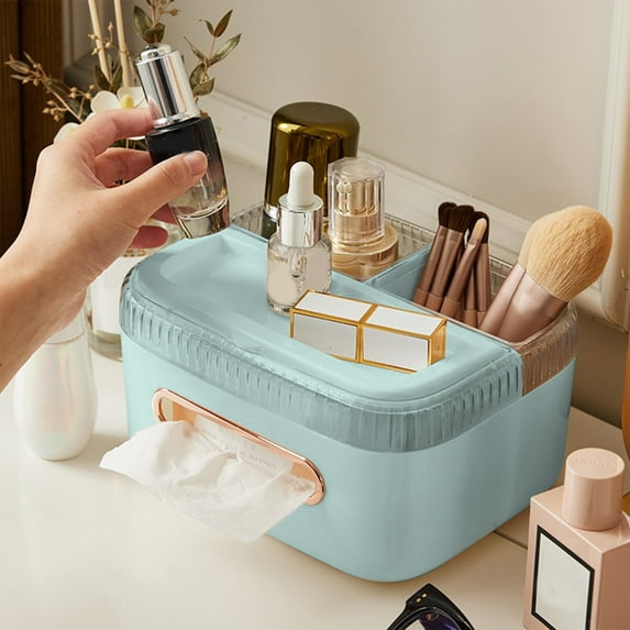 Organization Bins, Collapsible Cube Storage Bins, Multifunction Tissue Remote Box Living Room Coffee Table Napkin Holder Everyday Clean Convenience, Cube Storage Organizer