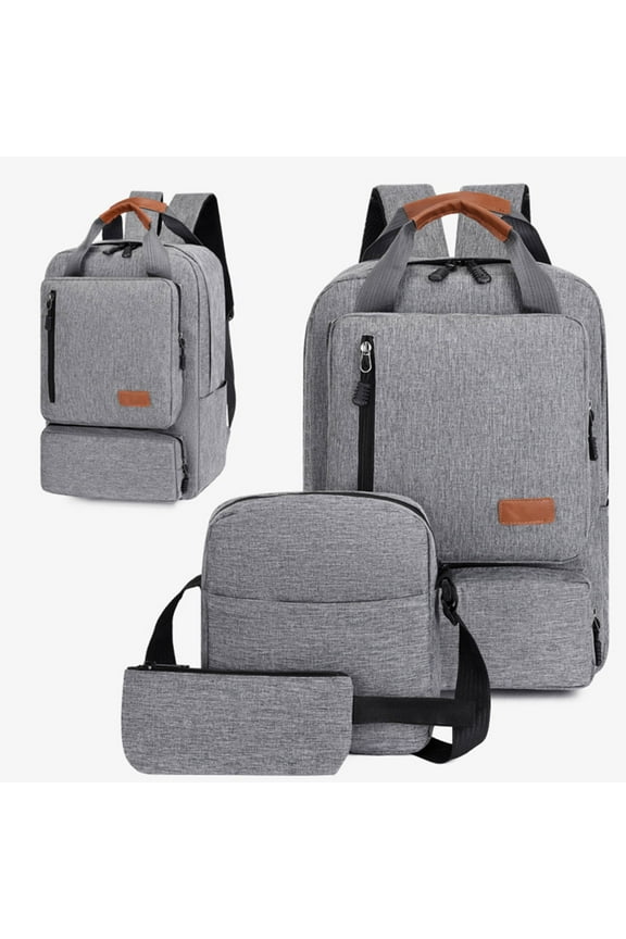 Organization Storage - Backpack Three Piece Set, Large Student Backpack, Suitable For School And Outdoor Travel, Computer Bag For Men And Women With Large Capacity Storage Trunks & Bag