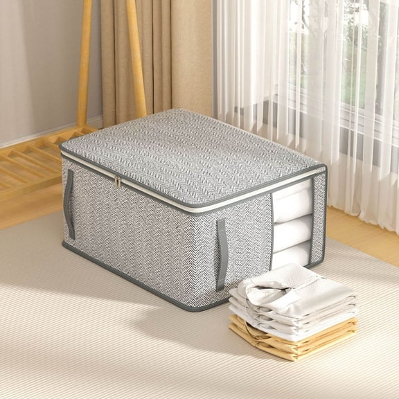 Organization Storage - Folding Wardrobe Storage Box Sweater Pants Organizing Box Drawer Style Bedroom Storage Box Storage Trunks & Bag
