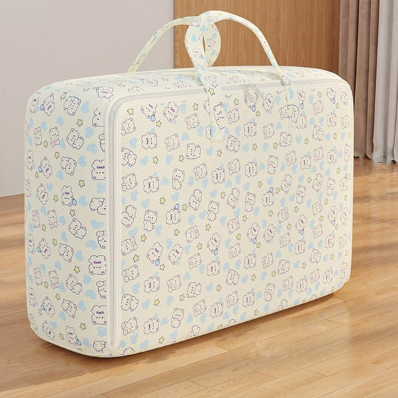 Organization Storage - Heavy Duty Storage With Reinforced Handles Extra Large Storage Bags For Clothes Toys Christmas Decoration Organizer Tote Bag Thickened Double Zipper Clothing & Closet Storage