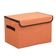 thumbnail image 1 of Organization and Storage, Larger Storage Cubes Foldable Storage Box With Lid, Storage Bin Organizer Basket With Sturdy Handles For Closet, Holiday Gifts, 1 of 6
